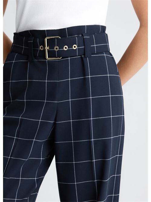 Pantaloni check a vita alta LIU JO COLLECTION | CA5236T1969M9261